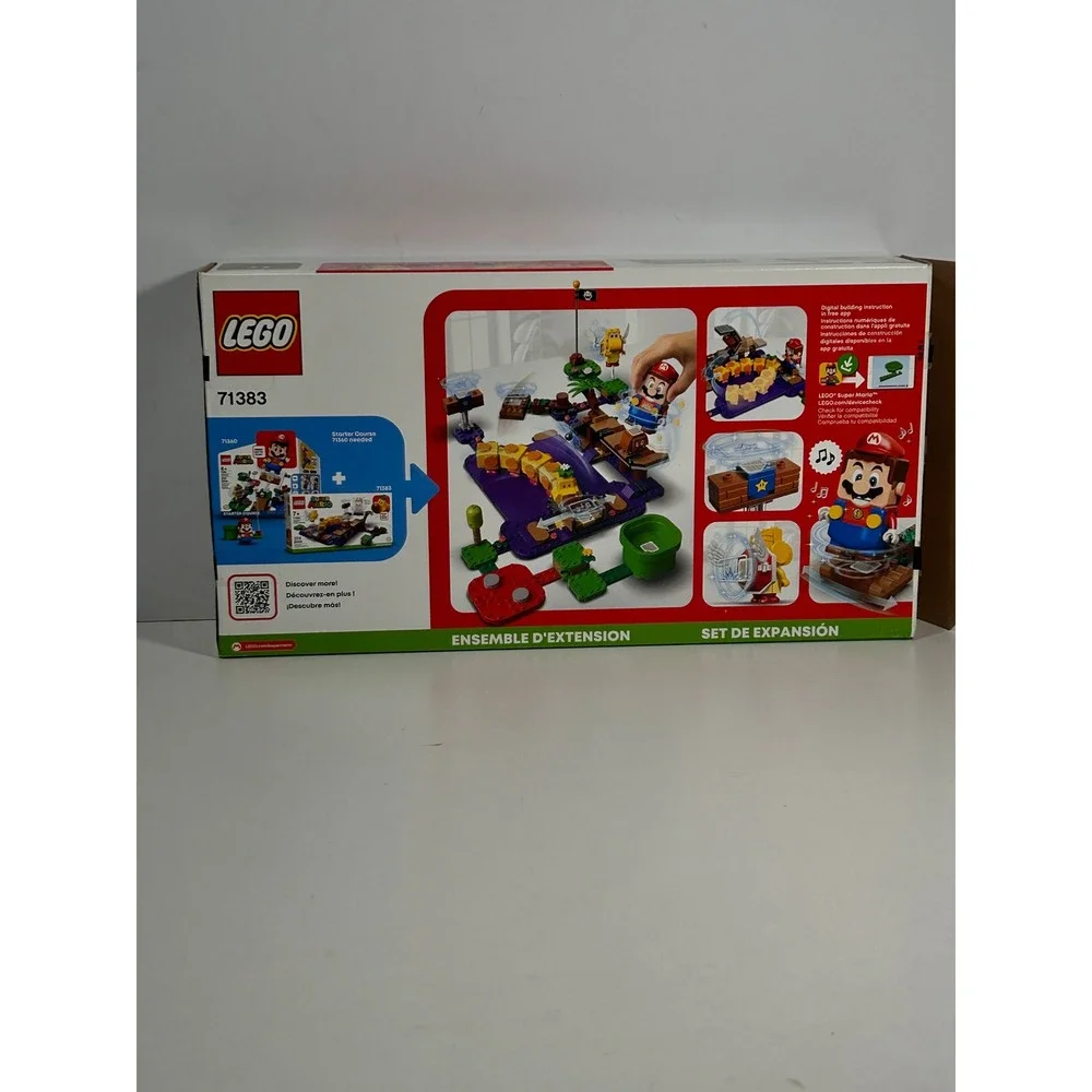 LEGO Super Mario Wigglers Poison Swamp Expansion Set 71383 374 Pcs Building Toy